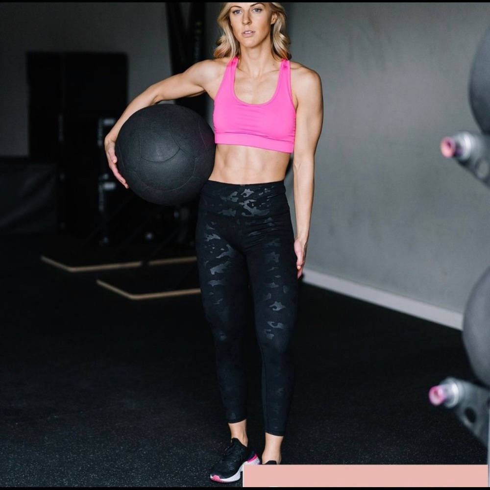 Zyia Battleship camouflage Luxe leggings.